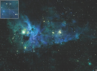 Mats by Mars: Nebula Storm Tabletop Wargaming Space Play Mat