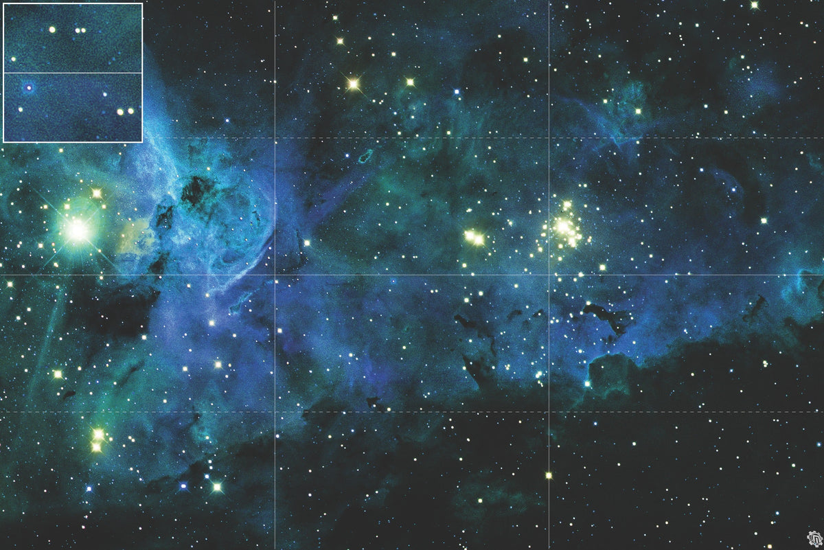 Mats by Mars: Nebula Storm Tabletop Wargaming Space Play Mat