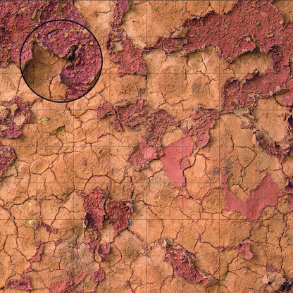Badlands Wasteland Play Mat - Premium Tabletop Wargaming Surface by Mats by Mars