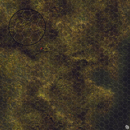 Swamplands Bog Play Mat - Premium Tabletop Wargaming Surface by Mats by Mars