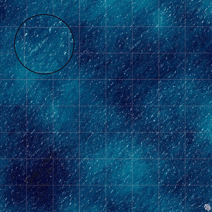 Dark Caribbean Tropical Play Mat - Premium Tabletop Wargaming Surface by Mats by Mars