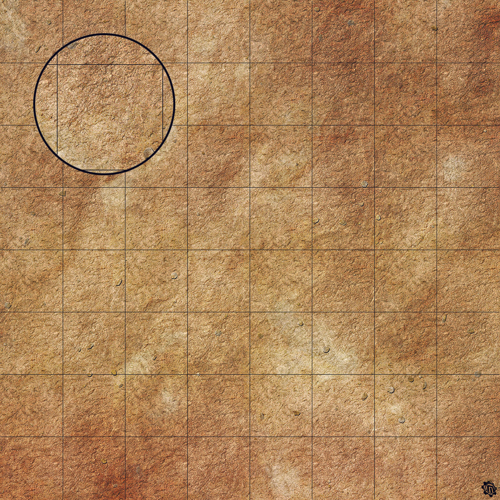Swallowing Sand Desert Play Mat - Premium Tabletop Wargaming Surface by Mats by Mars