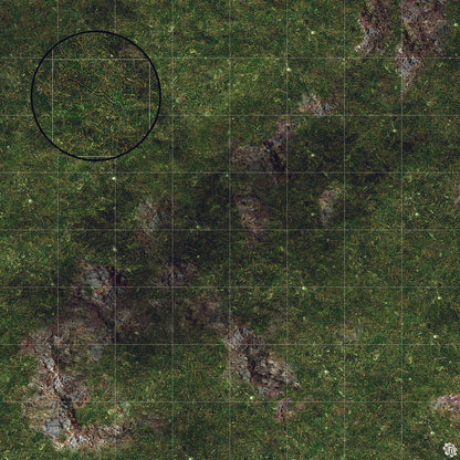 Mats by Mars: Green Hills Tabletop Wargaming Play Mat - Premium Gaming Surface