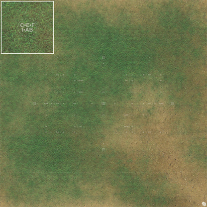Mats by Mars: Grassy Spring Tabletop Wargaming Play Mat
