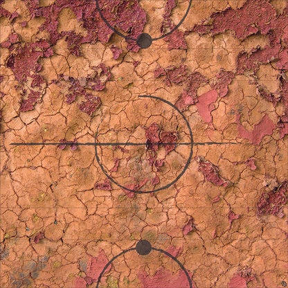 Badlands Wasteland Play Mat - Premium Tabletop Wargaming Surface by Mats by Mars