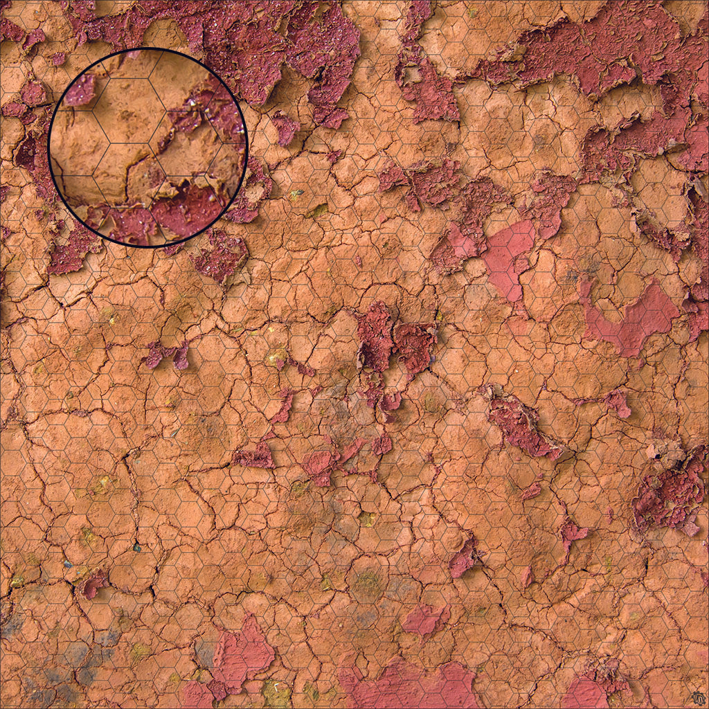 Badlands Wasteland Play Mat - Premium Tabletop Wargaming Surface by Mats by Mars