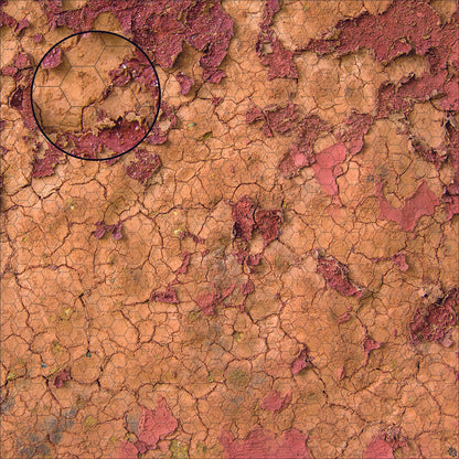 Badlands Wasteland Play Mat - Premium Tabletop Wargaming Surface by Mats by Mars