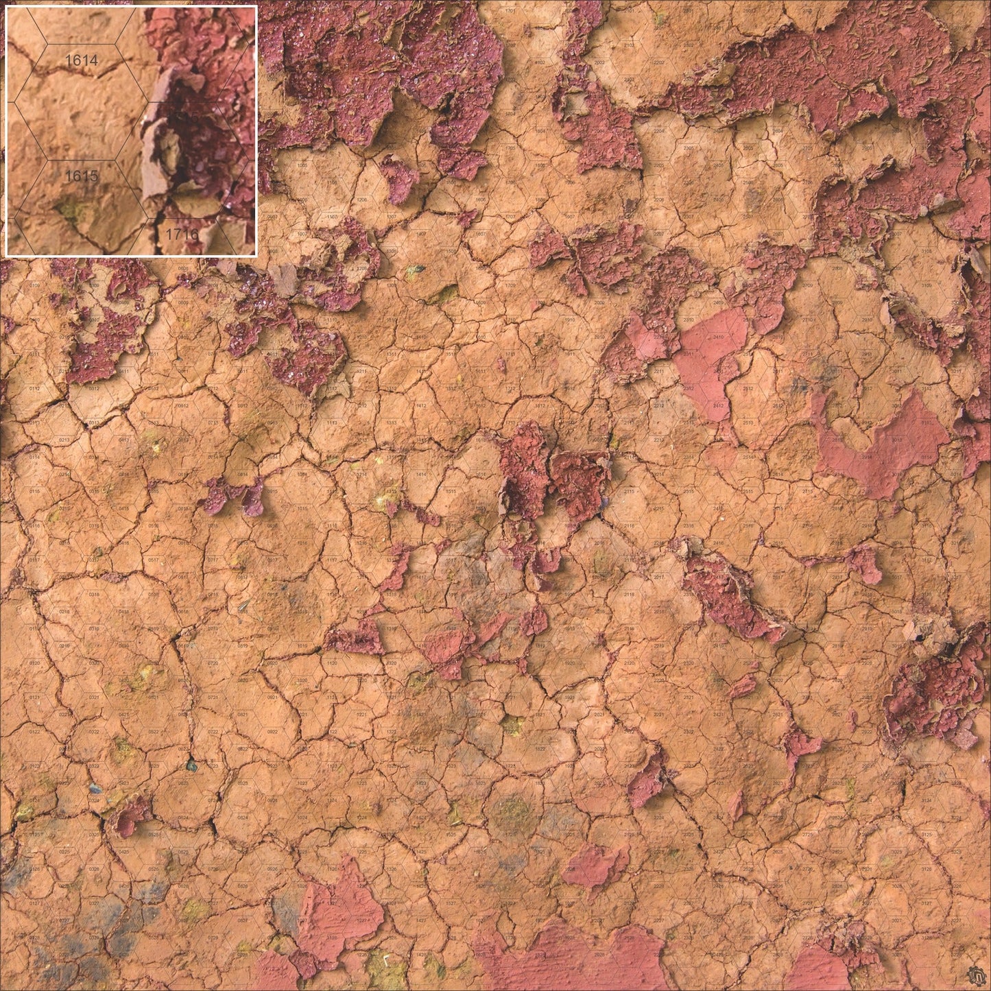 Badlands Wasteland Play Mat - Premium Tabletop Wargaming Surface by Mats by Mars