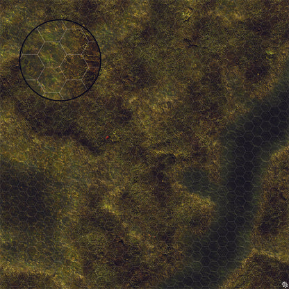Swamplands Bog Play Mat - Premium Tabletop Wargaming Surface by Mats by Mars
