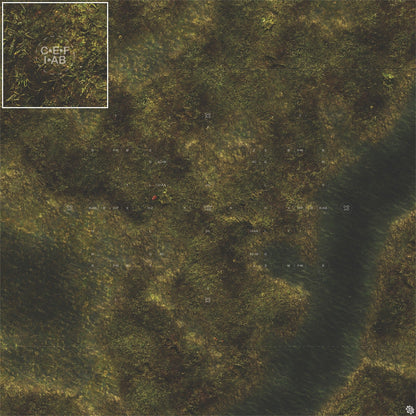 Swamplands Bog Play Mat - Premium Tabletop Wargaming Surface by Mats by Mars