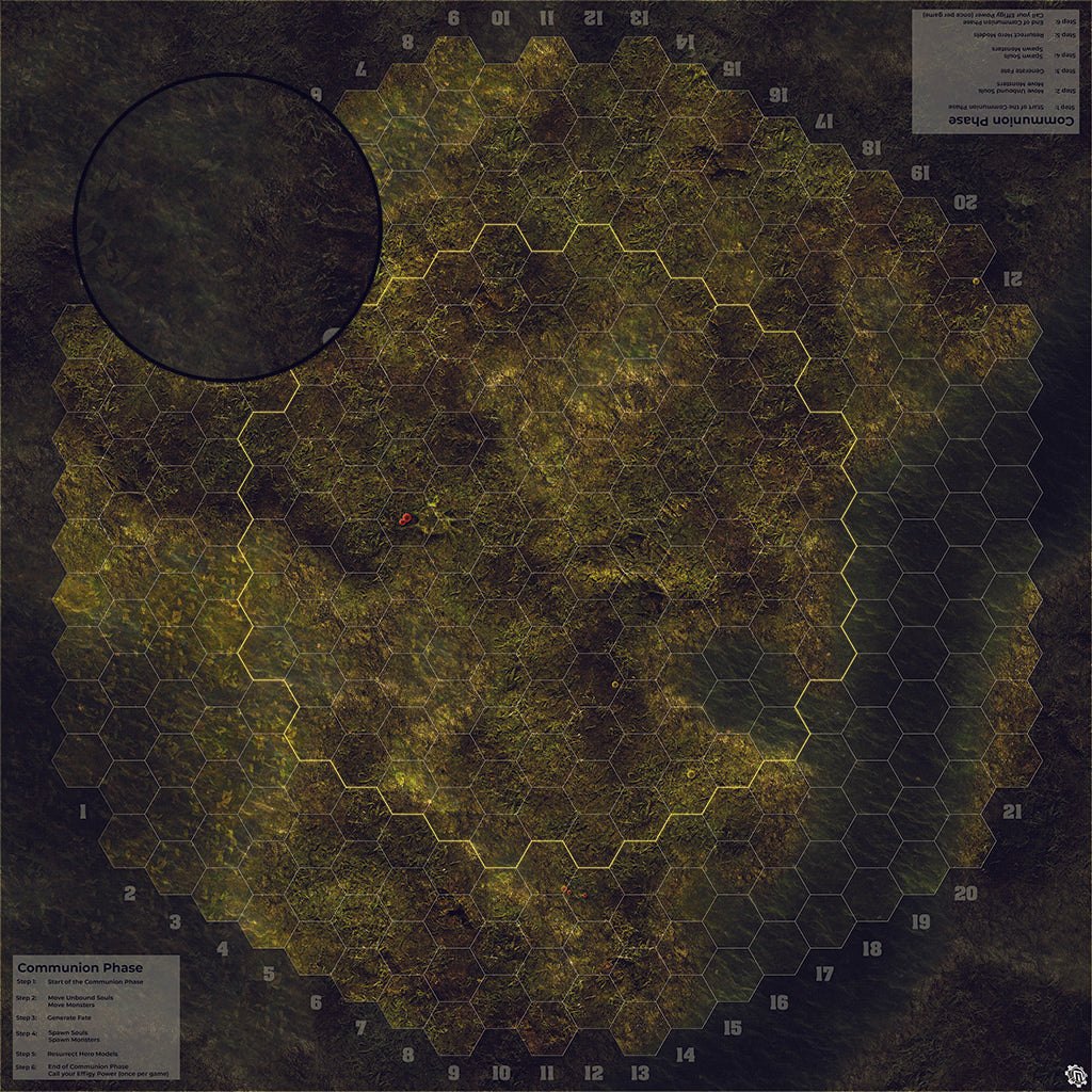 Swamplands Bog Play Mat - Premium Tabletop Wargaming Surface by Mats by Mars