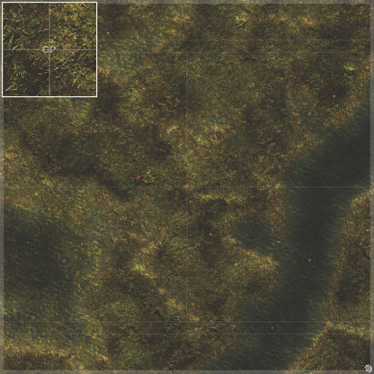 Swamplands Bog Play Mat - Premium Tabletop Wargaming Surface by Mats by Mars