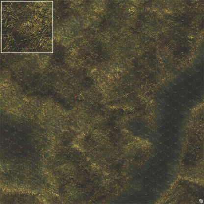 Swamplands Bog Play Mat - Premium Tabletop Wargaming Surface by Mats by Mars