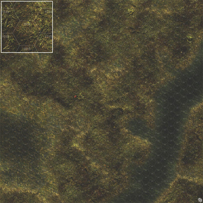 Swamplands Bog Play Mat - Premium Tabletop Wargaming Surface by Mats by Mars