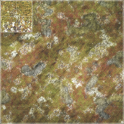 Mats by Mars: Abandoned City Tabletop Wargaming Play Mat
