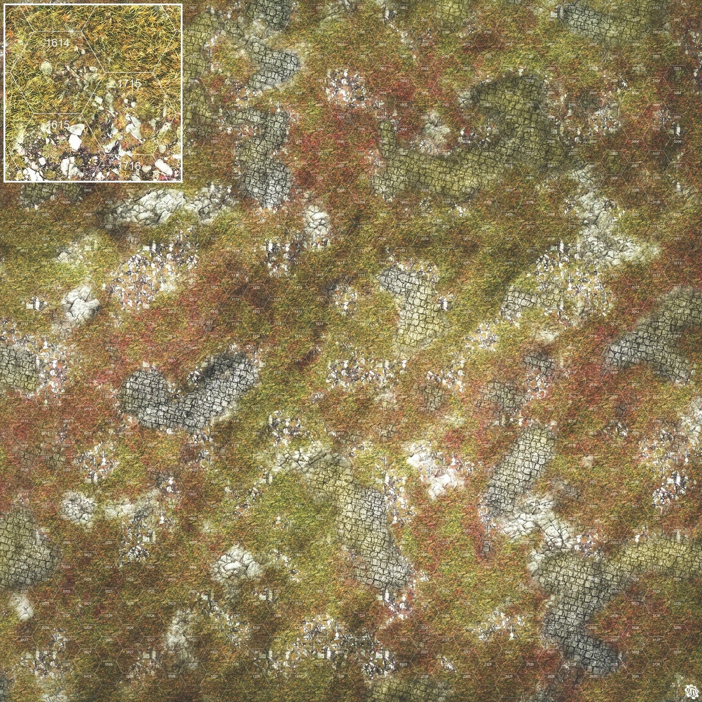 Mats by Mars: Abandoned City Tabletop Wargaming Play Mat