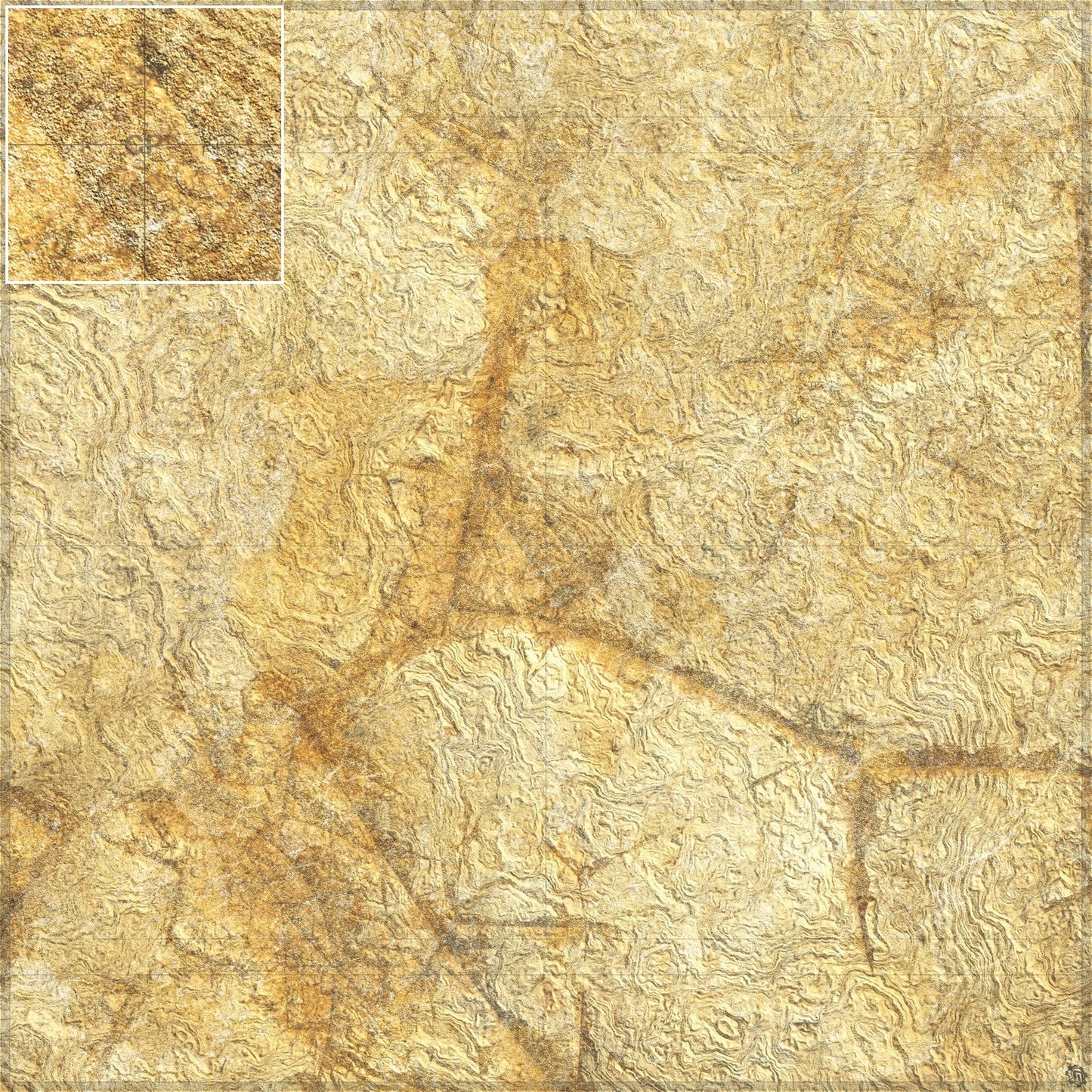 Mats by Mars: Parched Earth Tabletop Wargaming Play Mat