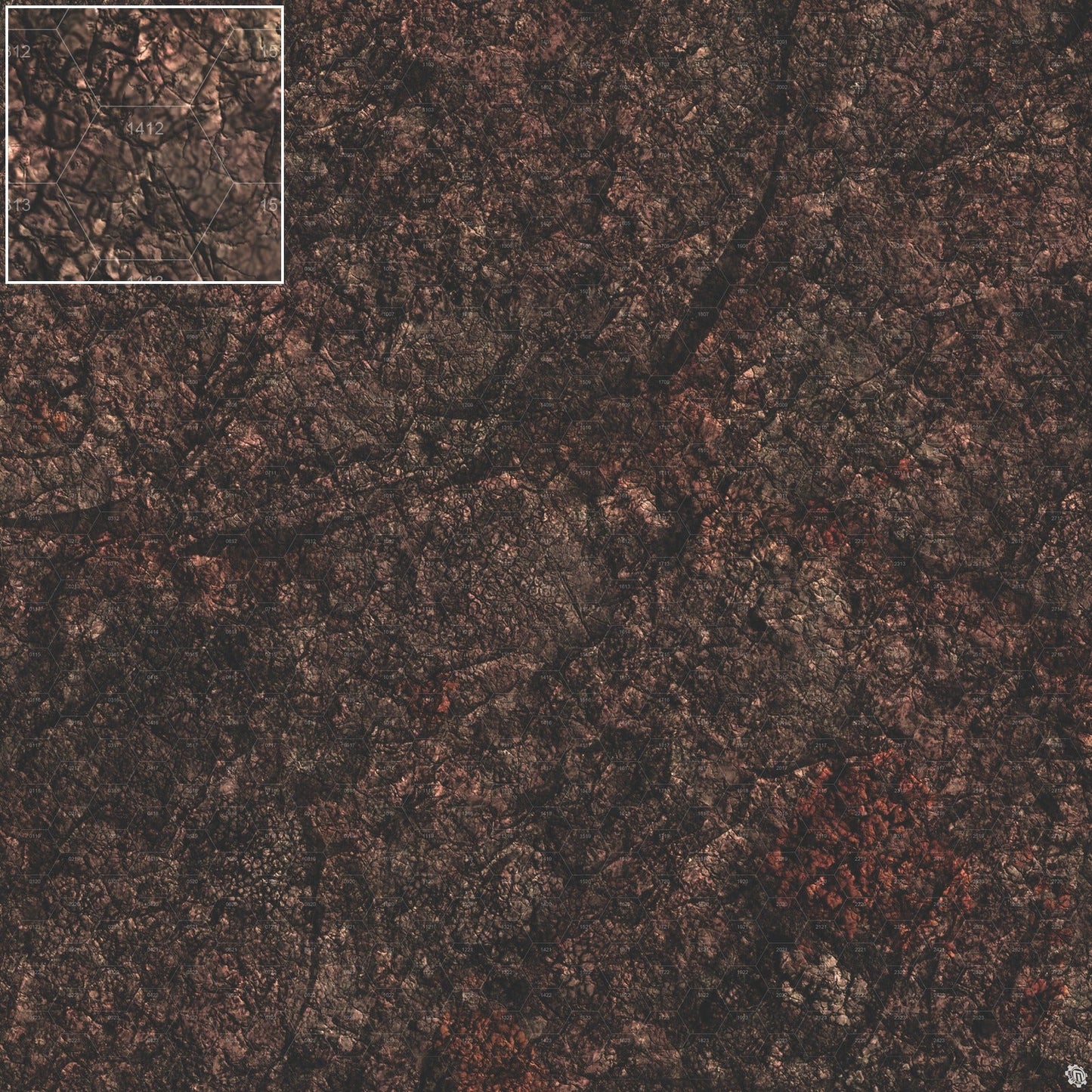 Mats by Mars: Shattered Soil Tabletop Wargaming Play Mat