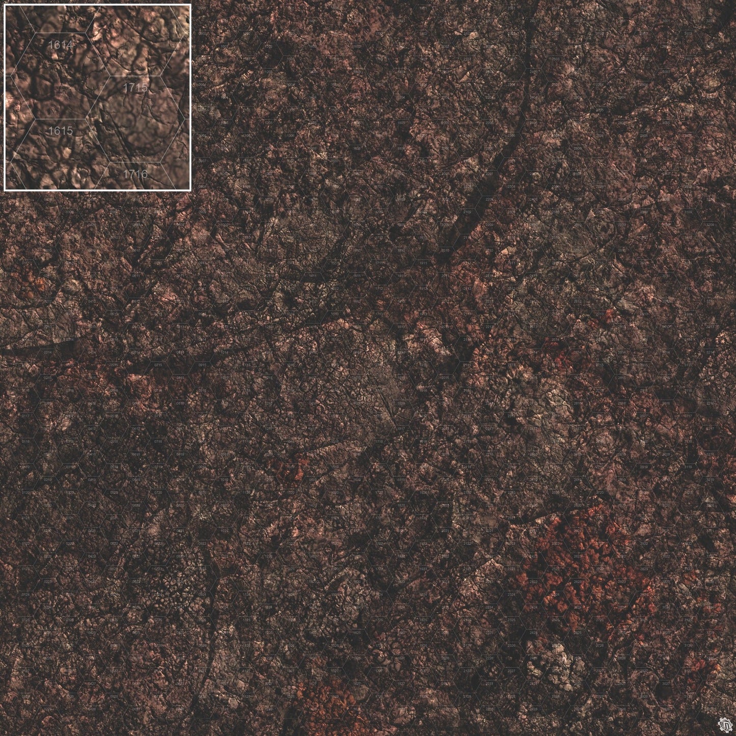 Mats by Mars: Shattered Soil Tabletop Wargaming Play Mat