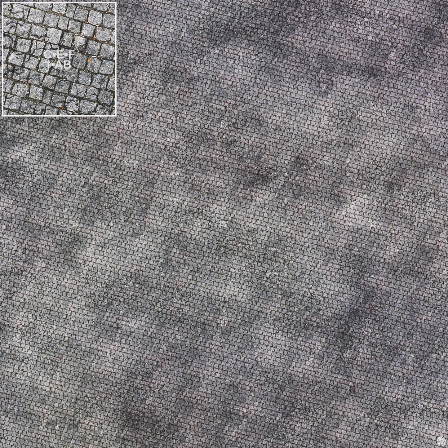 Mats by Mars: Bustling City Tabletop Wargaming Play Mat