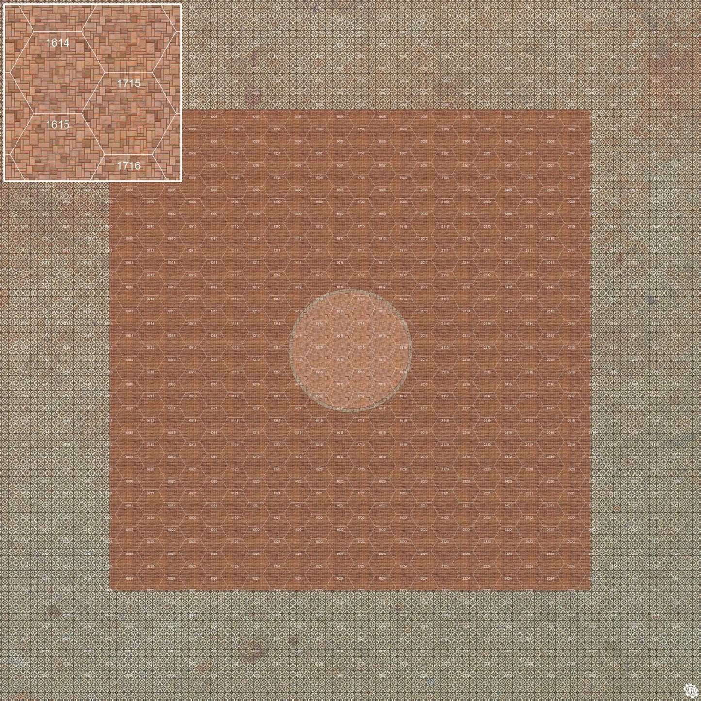 Mats by Mars: Ortegaville Tabletop Wargaming Play Mat