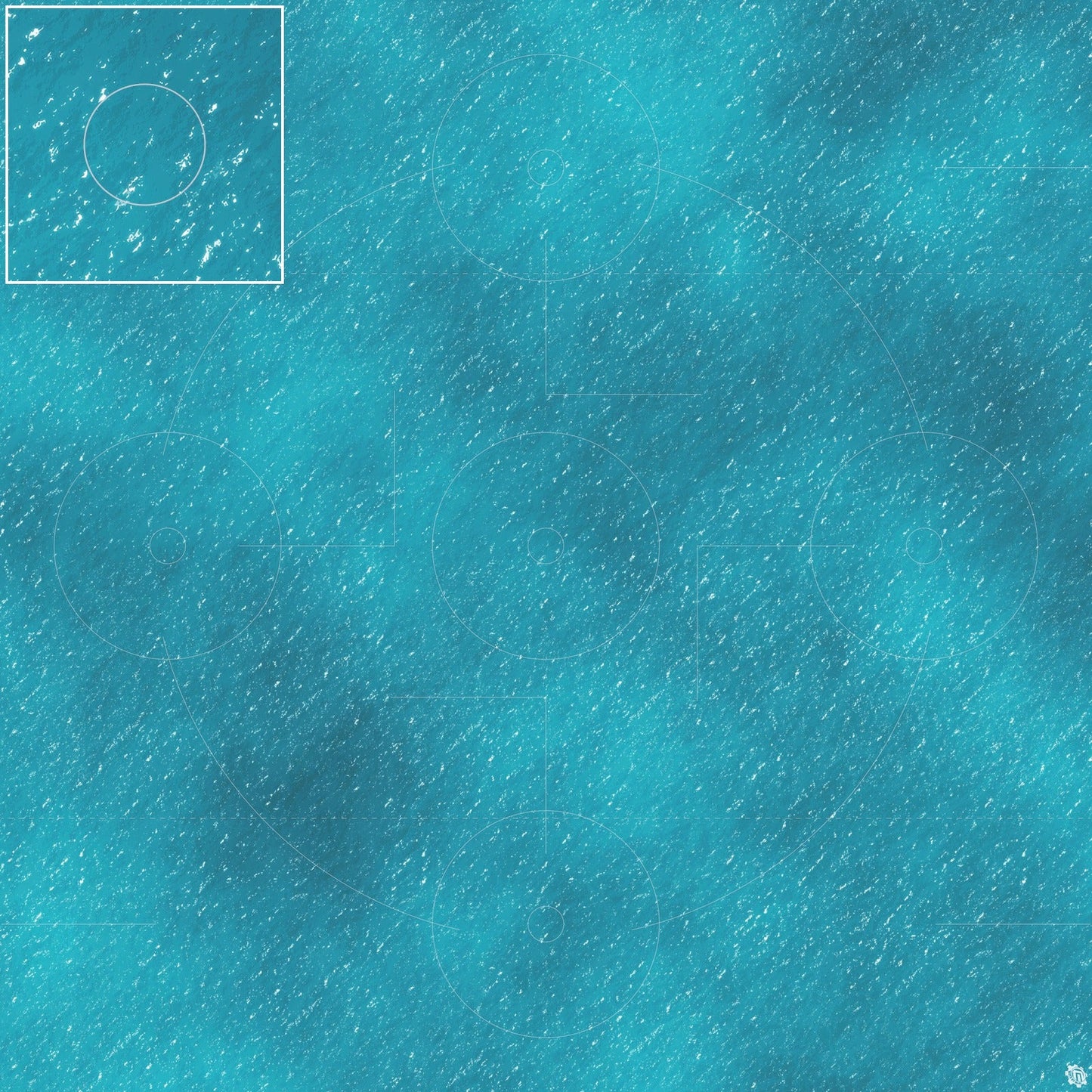 Mats by Mars: Sunny Caribbean Tabletop Wargaming Play Mat