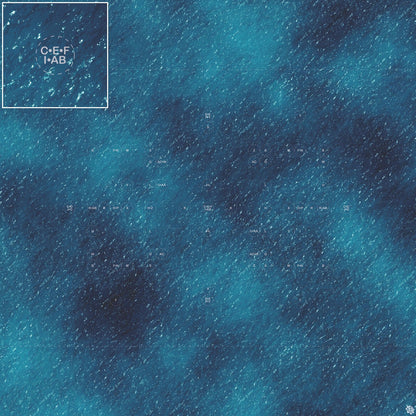 Dark Caribbean Tropical Play Mat - Premium Tabletop Wargaming Surface by Mats by Mars