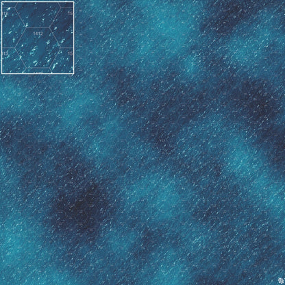 Dark Caribbean Tropical Play Mat - Premium Tabletop Wargaming Surface by Mats by Mars