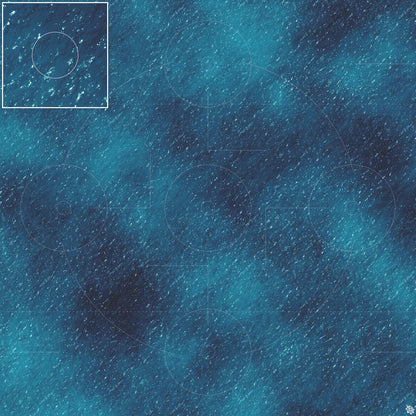 Dark Caribbean Tropical Play Mat - Premium Tabletop Wargaming Surface by Mats by Mars