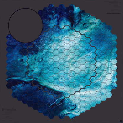 Rimecrust Frozen Tundra Play Mat - Premium Tabletop Wargaming Surface by Mats by Mars