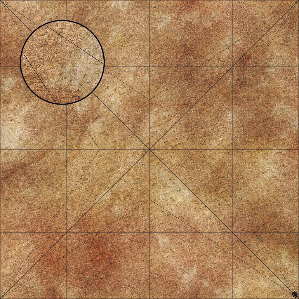 Swallowing Sand Desert Play Mat - Premium Tabletop Wargaming Surface by Mats by Mars