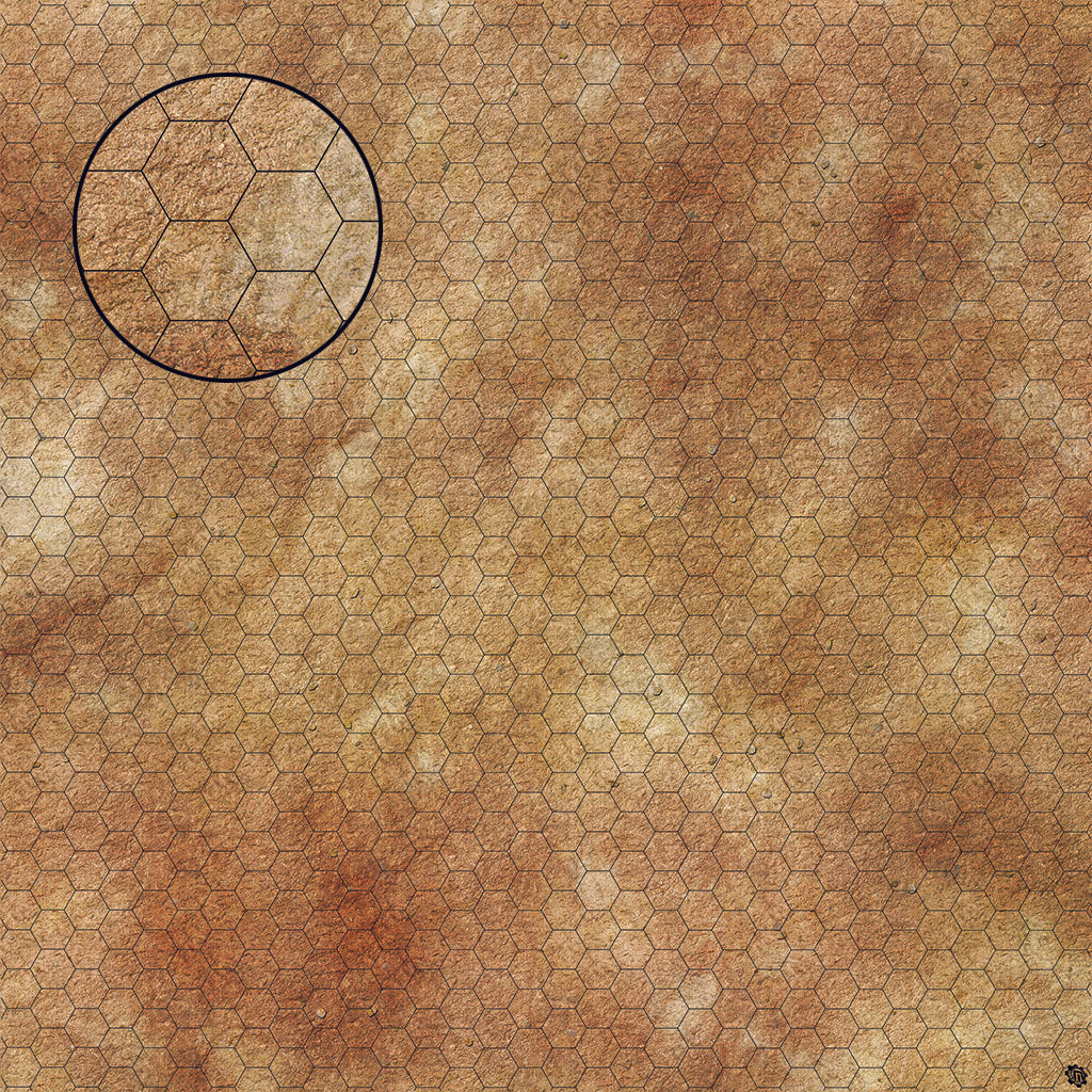 Swallowing Sand Desert Play Mat - Premium Tabletop Wargaming Surface by Mats by Mars