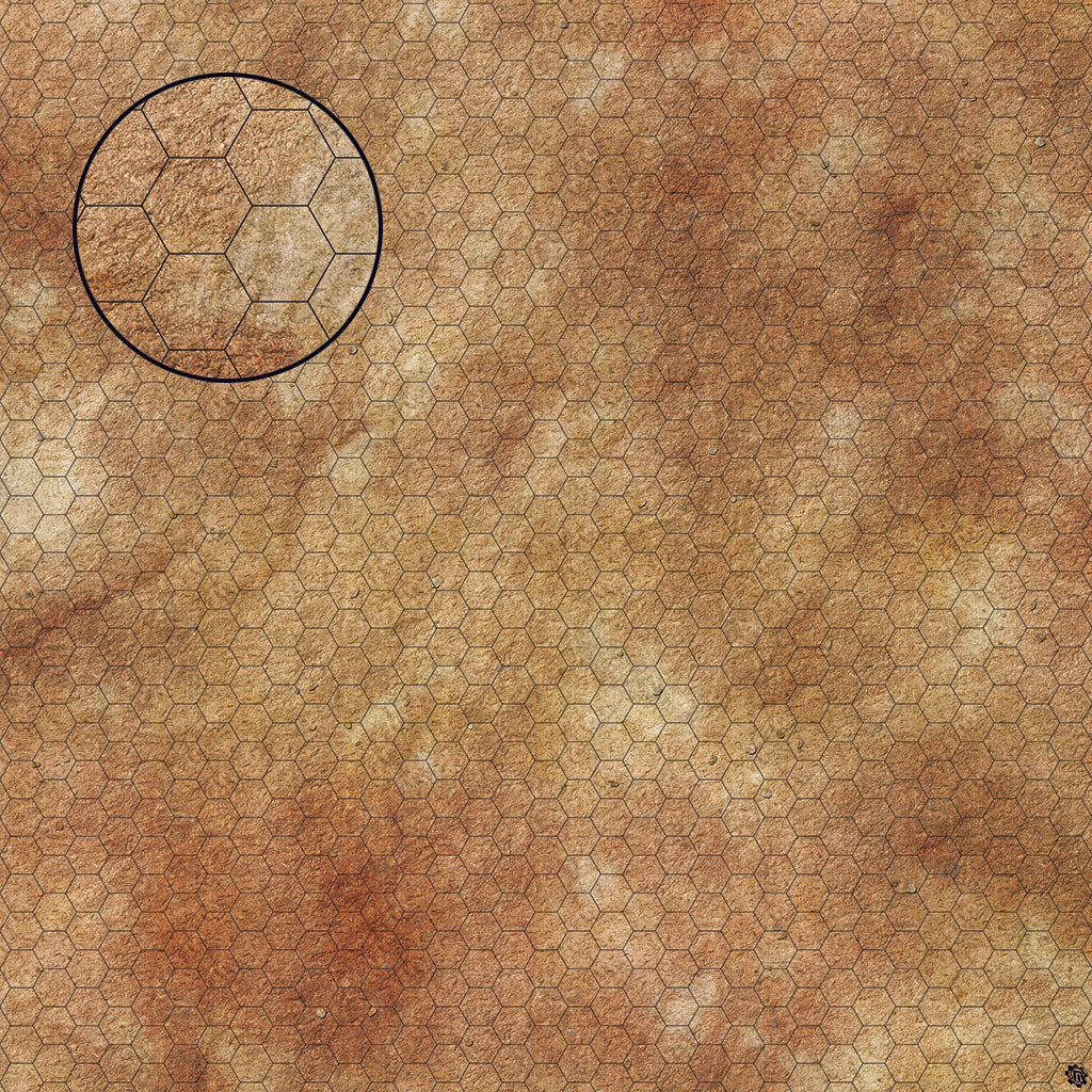 Swallowing Sand Desert Play Mat - Premium Tabletop Wargaming Surface by Mats by Mars