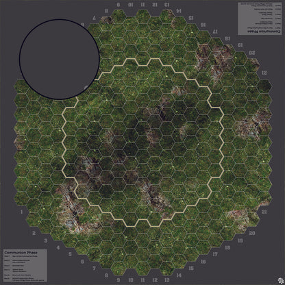 Mats by Mars: Green Hills Tabletop Wargaming Play Mat - Premium Gaming Surface