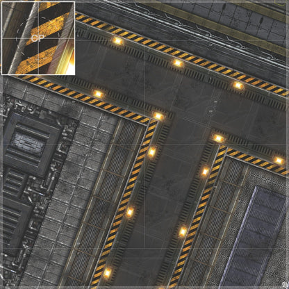 Mats by Mars: Factory Floor Tabletop Wargaming Play Mat