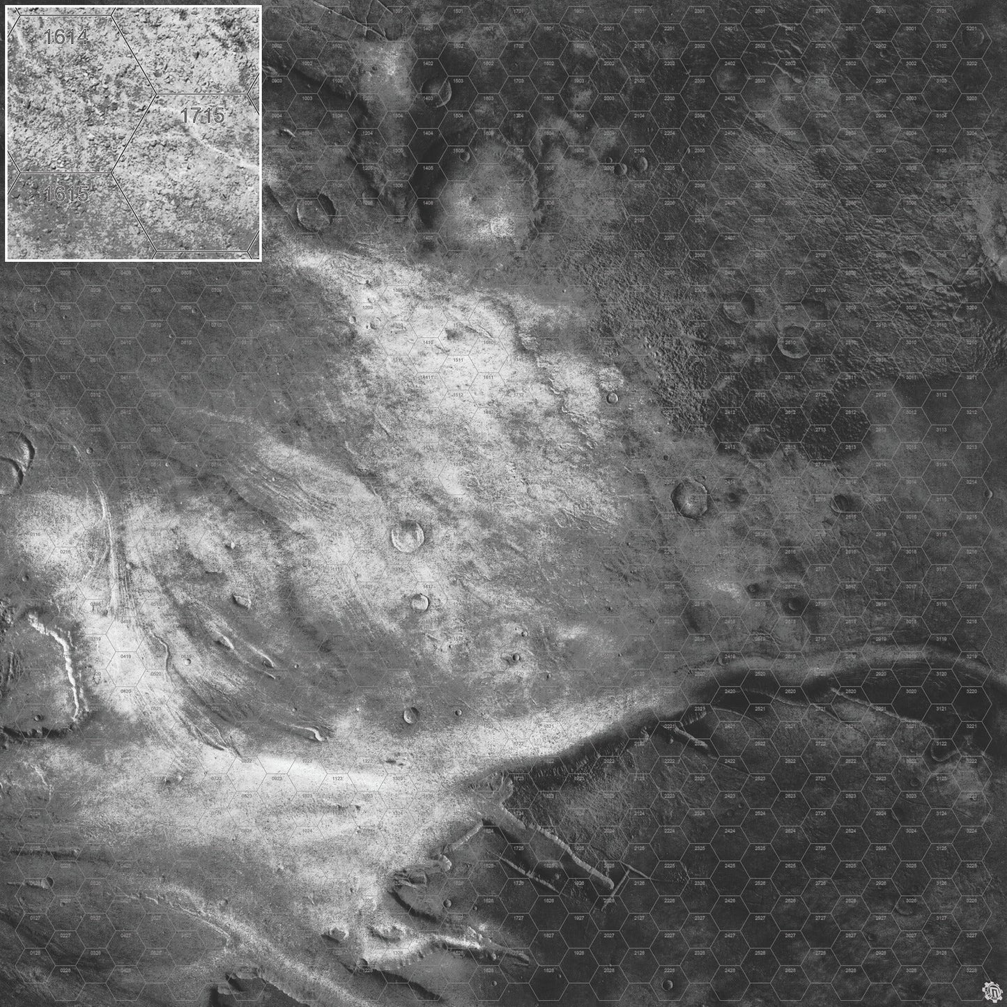 Mats by Mars: Moon Landing Tabletop Wargaming Play Mat