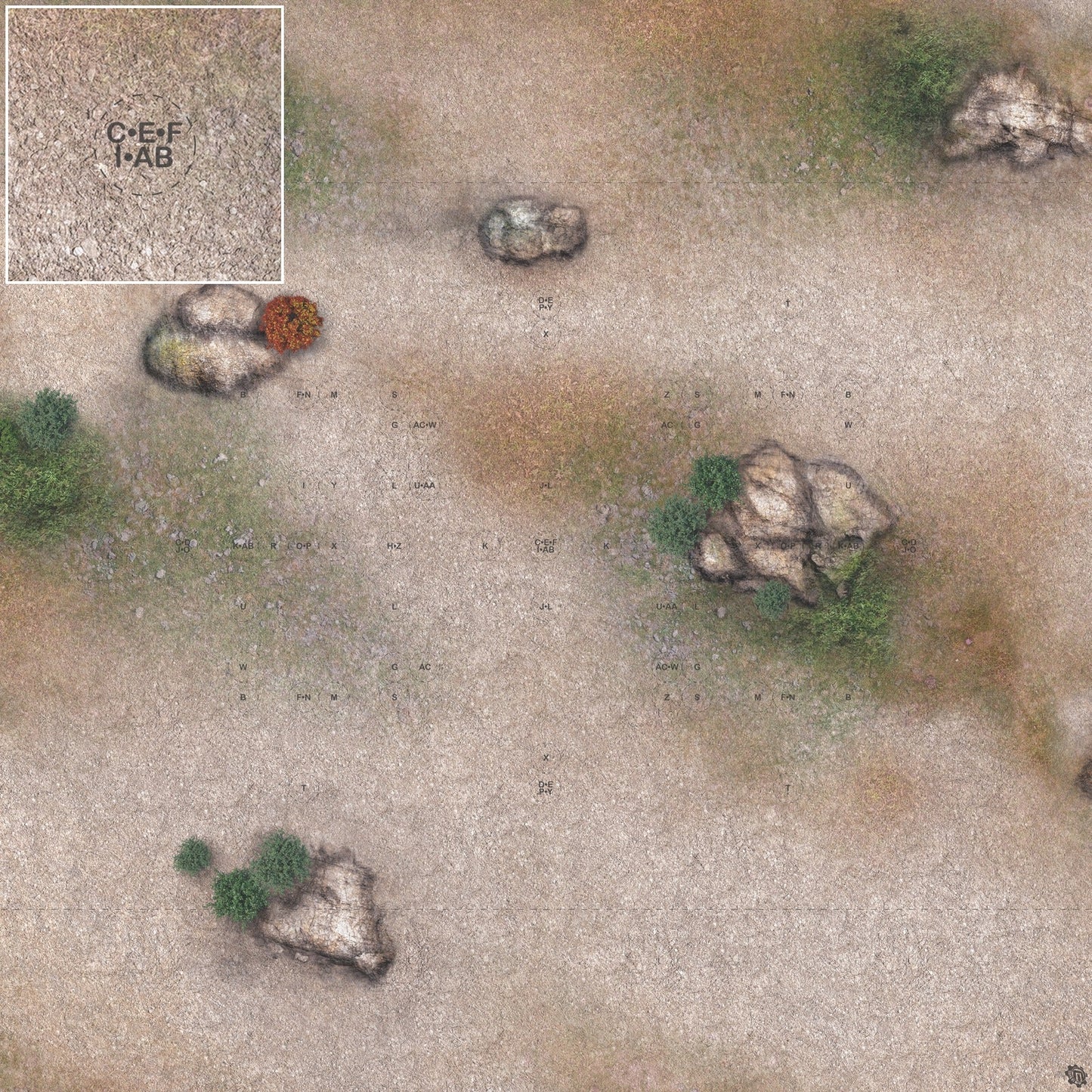 Mats by Mars: Hellenic Plateau Tabletop Wargaming Play Mat