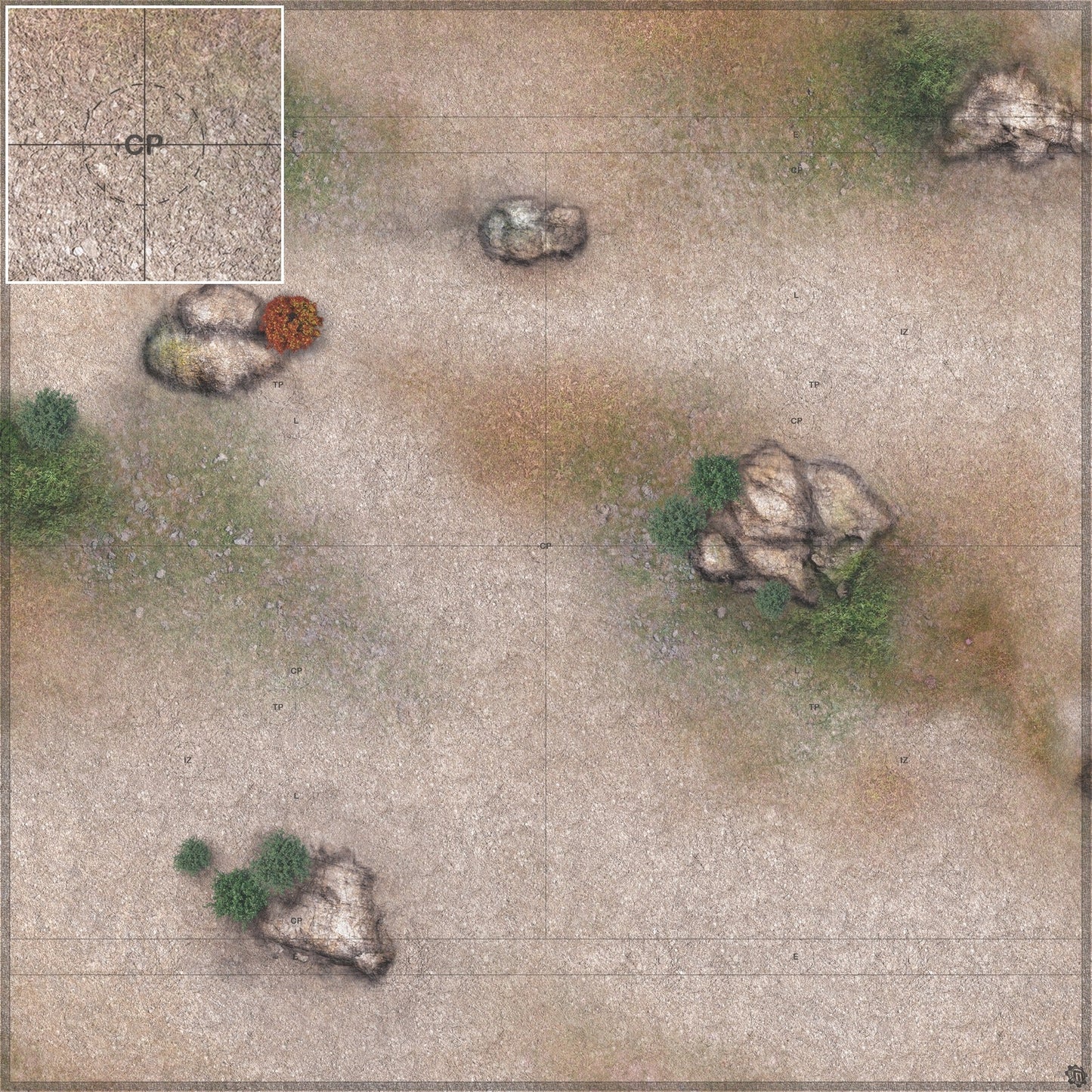 Mats by Mars: Hellenic Plateau Tabletop Wargaming Play Mat