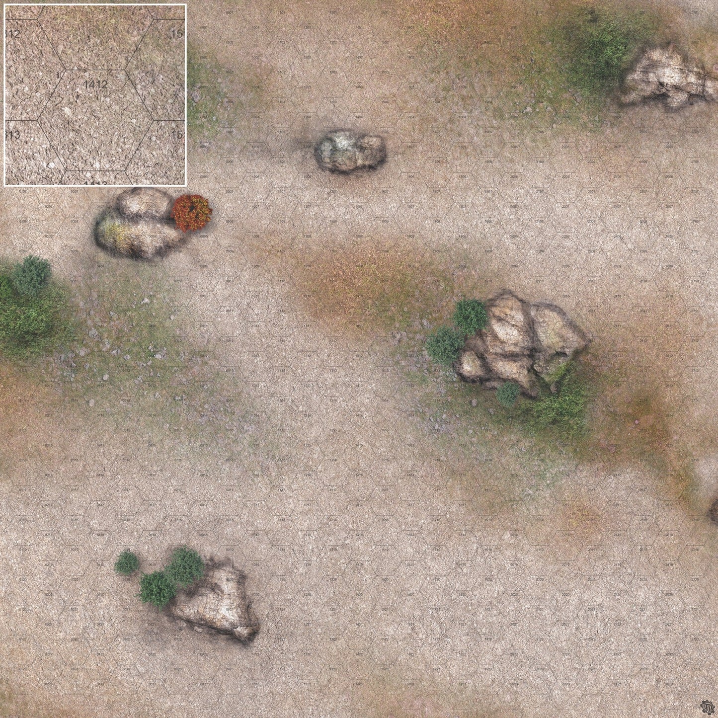 Mats by Mars: Hellenic Plateau Tabletop Wargaming Play Mat