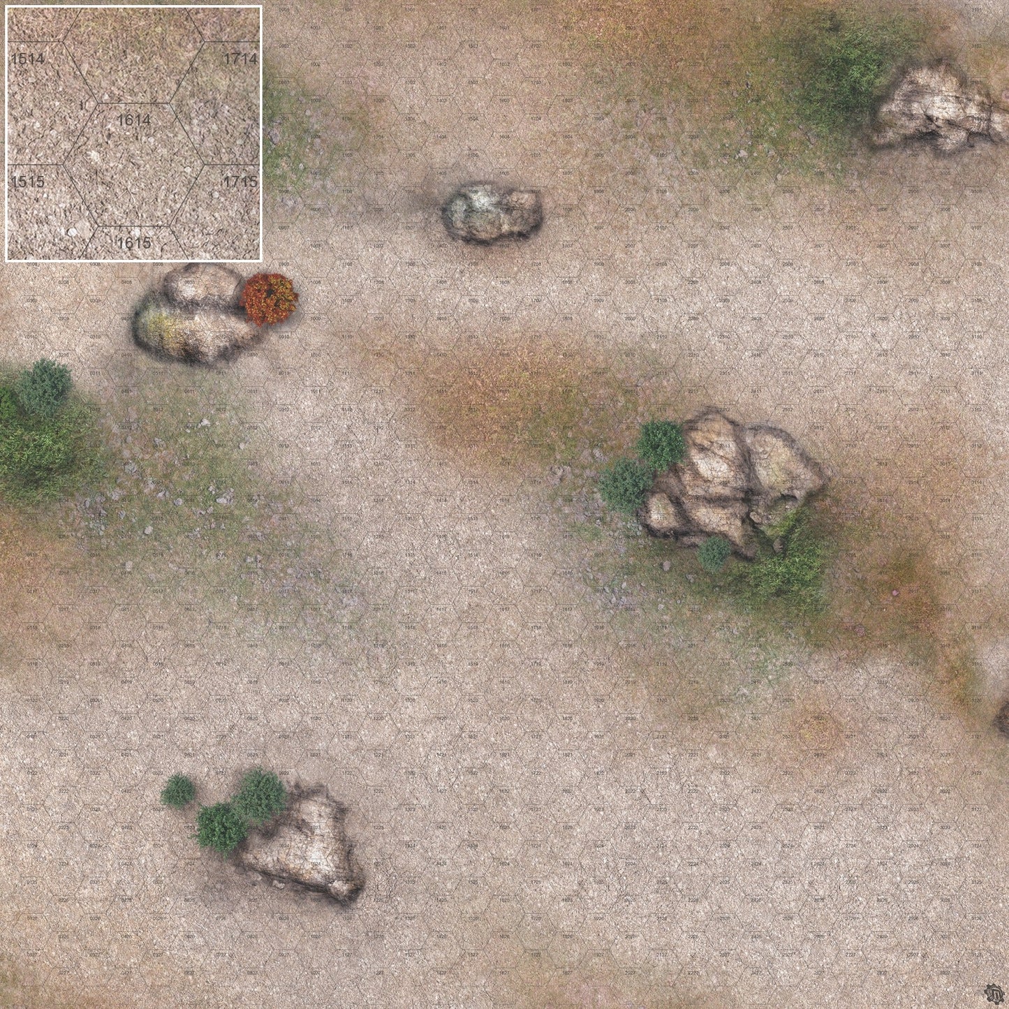 Mats by Mars: Hellenic Plateau Tabletop Wargaming Play Mat
