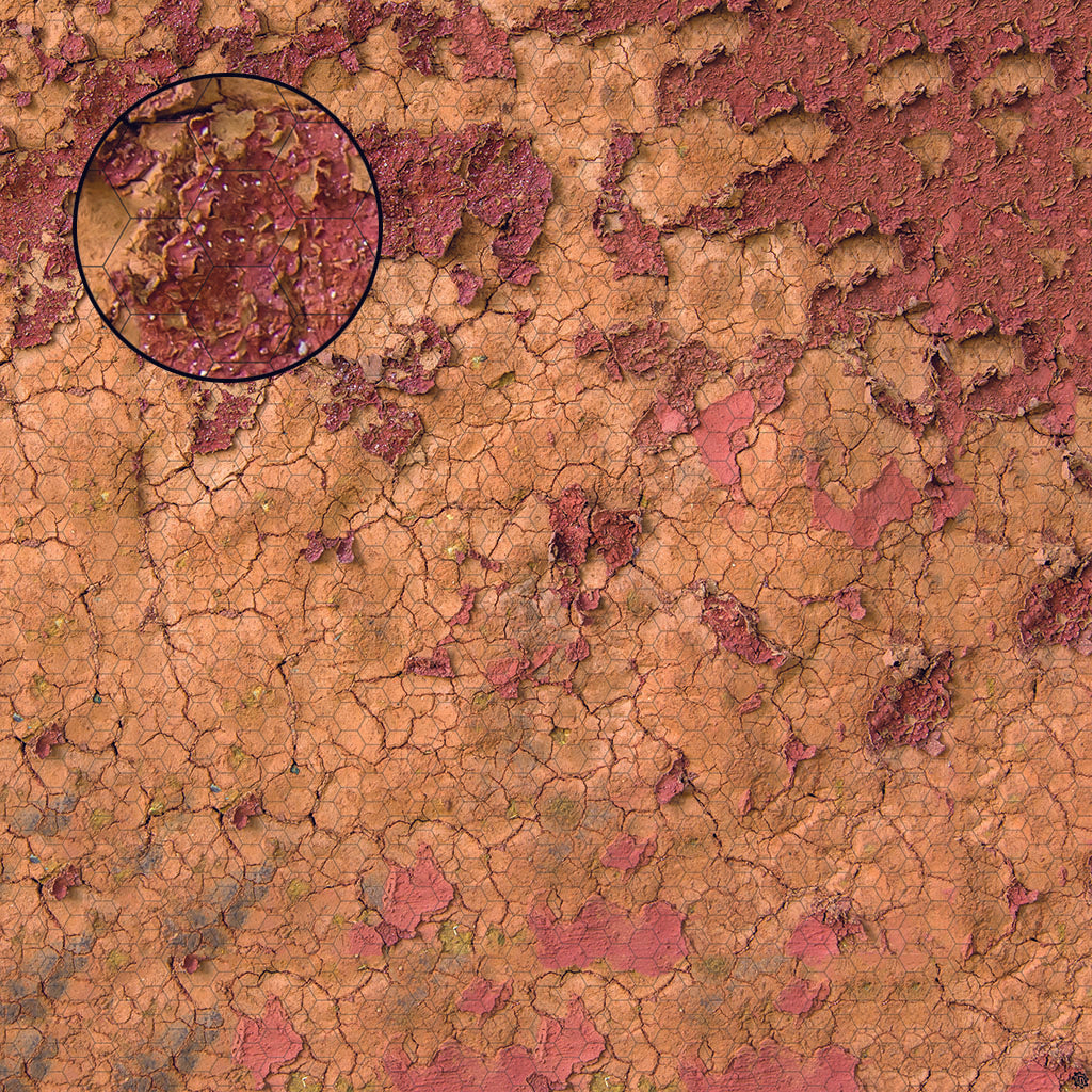 Badlands Wasteland Play Mat - Premium Tabletop Wargaming Surface by Mats by Mars