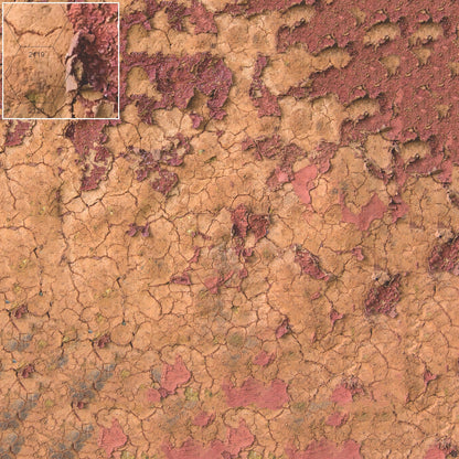 Badlands Wasteland Play Mat - Premium Tabletop Wargaming Surface by Mats by Mars