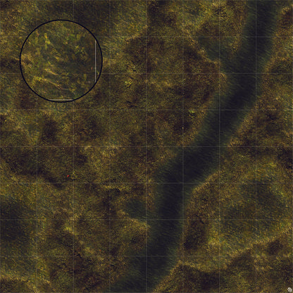 Swamplands Bog Play Mat - Premium Tabletop Wargaming Surface by Mats by Mars
