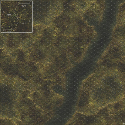 Swamplands Bog Play Mat - Premium Tabletop Wargaming Surface by Mats by Mars