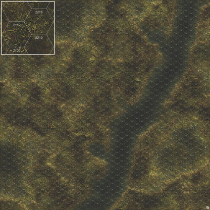 Swamplands Bog Play Mat - Premium Tabletop Wargaming Surface by Mats by Mars