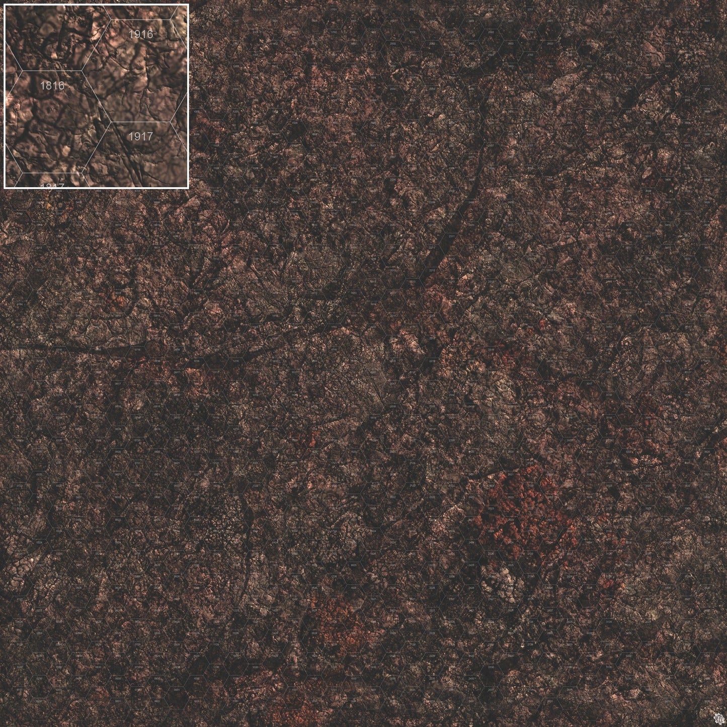 Mats by Mars: Shattered Soil Tabletop Wargaming Play Mat