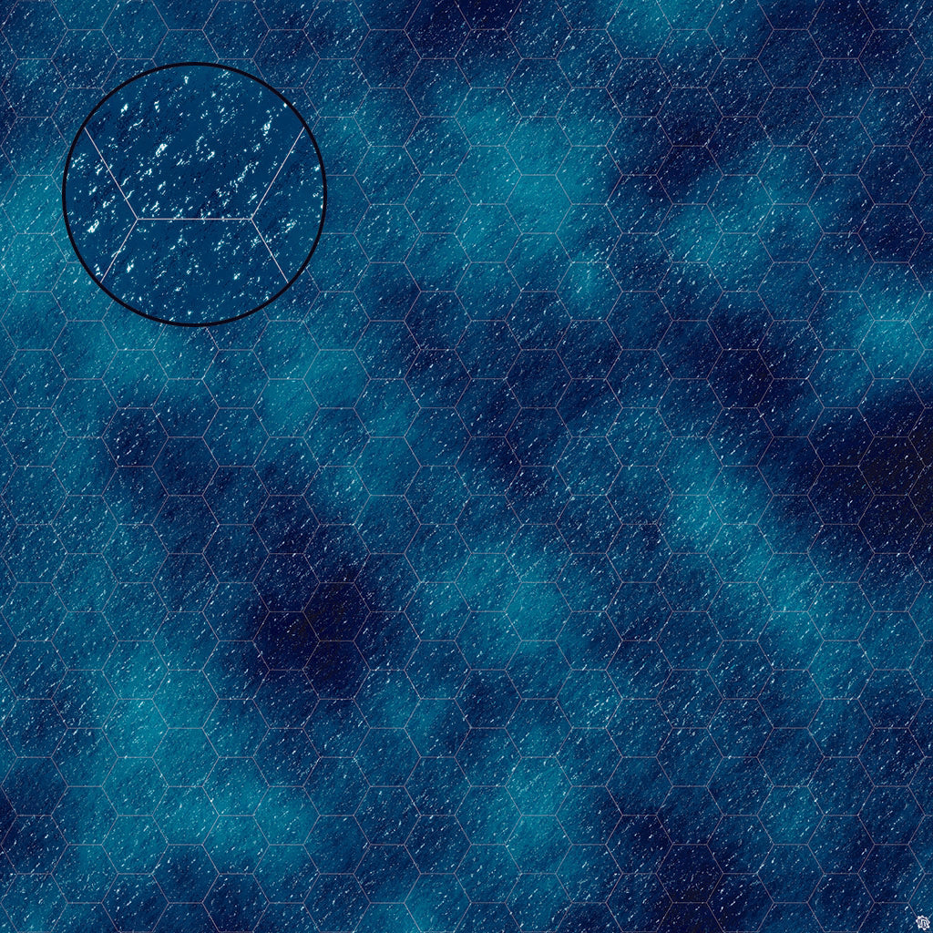 Dark Caribbean Tropical Play Mat - Premium Tabletop Wargaming Surface by Mats by Mars