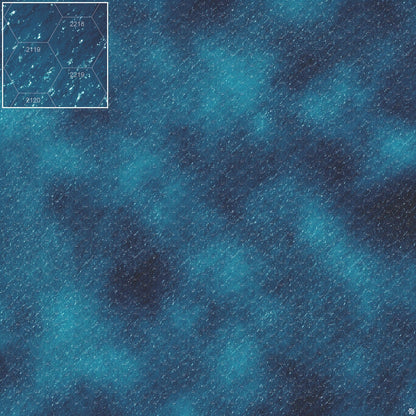 Dark Caribbean Tropical Play Mat - Premium Tabletop Wargaming Surface by Mats by Mars
