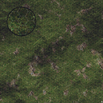 Mats by Mars: Green Hills Tabletop Wargaming Play Mat - Premium Gaming Surface