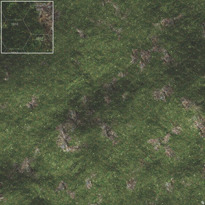Mats by Mars: Green Hills Tabletop Wargaming Play Mat - Premium Gaming Surface